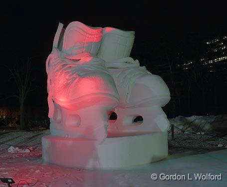 Winterlude 2010 Snow Sculpture_14157.jpg - Winterlude ('Bal de Neige' in French) is the annual winter festivalof Canada's capital region (Ottawa, Ontario and Gatineau, Quebec).Photographed at Gatineau (Hull), Quebec, Canada.